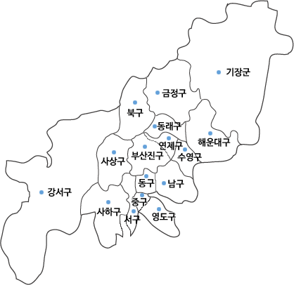 부산광역시지도